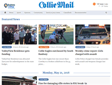 Tablet Screenshot of colliemail.com.au